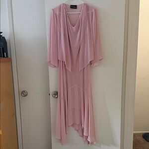 SL Fashions Light Pink mermaid tail Evening Dress